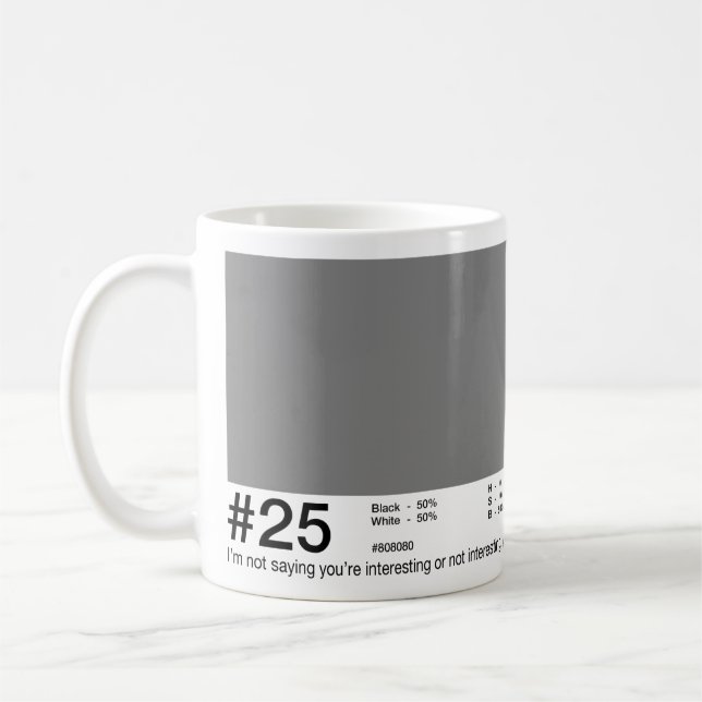 #25 - 50 Shades of Grey Mugs (Left)
