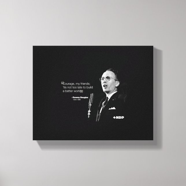 (25.84cm x 20.32cm) T. Douglas Canvas Print (Front)