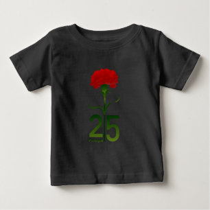 25 April, the Carnation Revolution, Portugal Baby T-Shirt
