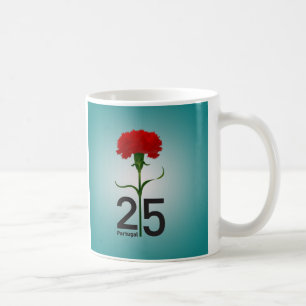 25 April, the Carnation Revolution, Portugal Coffee Mug