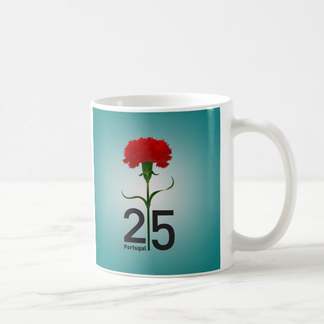 25 April, the Carnation Revolution, Portugal  Coffee Mug (Right)