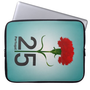 25 April, the Carnation Revolution, Portugal Laptop Sleeve