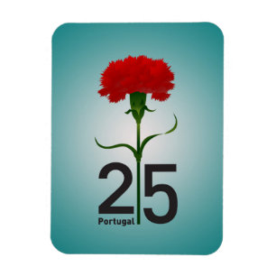 25 April, the Carnation Revolution, Portugal Magnet