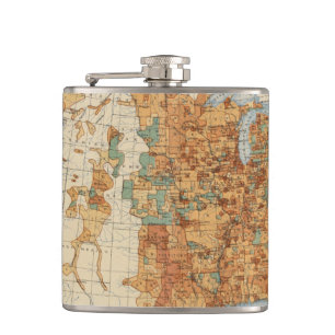 25 Density of increase of population, US, 18901900 Hip Flask