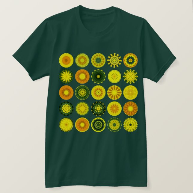 25 Mandalas I - Customised T-Shirt (Design Front)