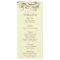 25 Menu Cards Spring Floral Mason Jars green pink