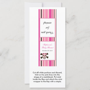 25 Mint Matchbook Girly Girl Pink Punk Rock Skull