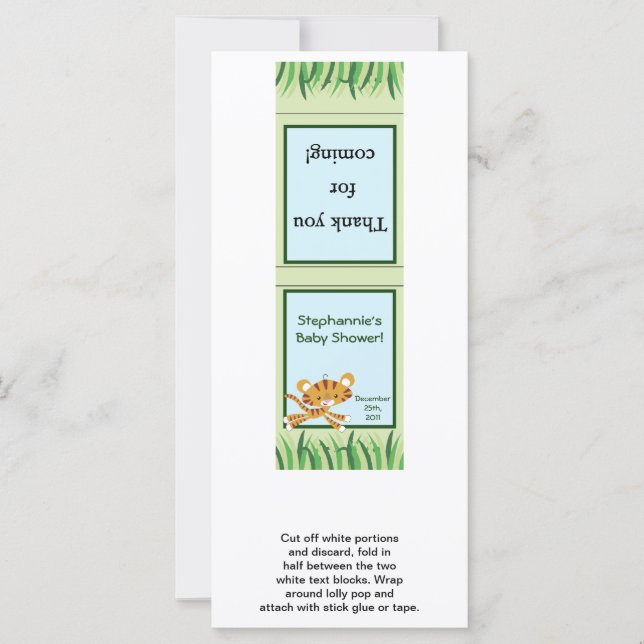 25 Mint Matchbooks Rain-forest Jungle Animal (Front)