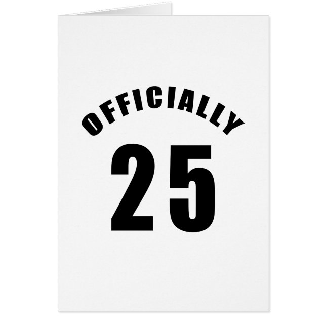 25 Officially Design (Front)