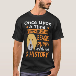 25 One Upon A Time - Beagle Puppy Beagle T-Shirt