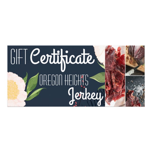 25 Pack Business Gift Certificate Baby Pink Cosmos (Front)