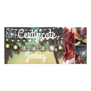 25 Pack Business Gift Certificate Beach Sunset Pal