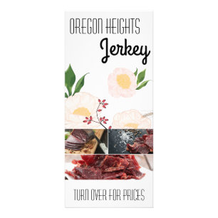 25 Pack Business Price List Baby Pink Cosmos on Wh Rack Card