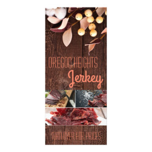 25 Pack Business Price List Cotton Branch on Dark Rack Card