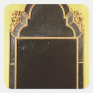 25:Queen Anne giltwood pierglass Square Sticker