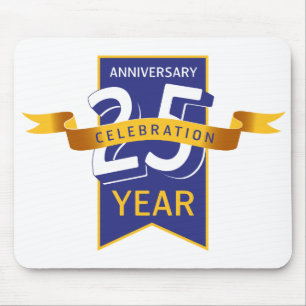 25 th anniversary mouse mat