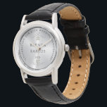 25 wedding anniversary diamonds and silver watch<br><div class="desc">Elegant 25th wedding anniversary image of metallic silver accented with white diamonds hearts.</div>