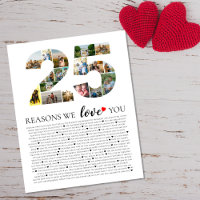 25 wedding anniversary reasons why we love you