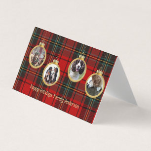 25 x Christmas Photo Baubles Merry Blessing Hope