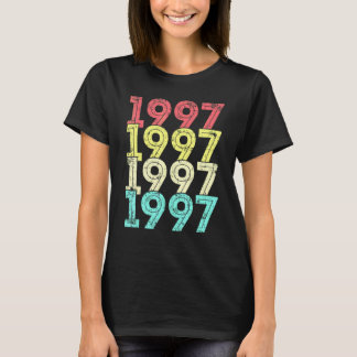 25 Year Old Birthday Vintage 1997 25th Birthday T-Shirt