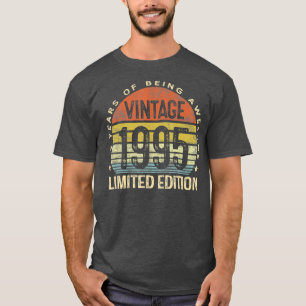 25 Year Old Gifts Vintage 1995 Limited Edition T-Shirt