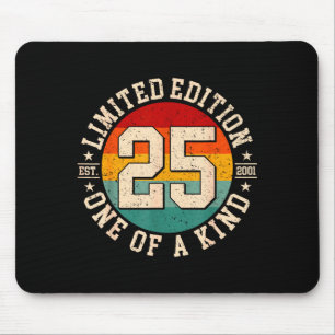 25 year old vintage 2001 limited edition 25th mouse mat