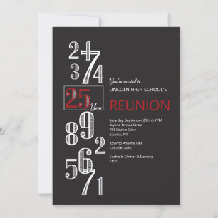 25 Year Reunion Invitation