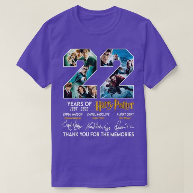 25 Year Thank You for The Memories T-Shirt (Design Front)