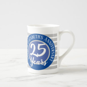25 Years Anniversary Commemorative Bone China Mug