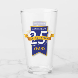 25 Years Anniversary Design Glass