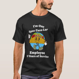 25 Years of Service Taco 25th Employee Work Annive T-Shirt