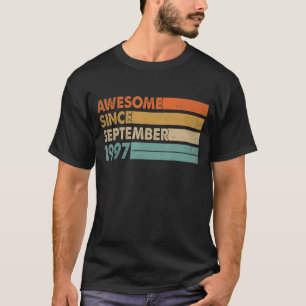 25 Years Old Awesome Since September 1997 25th Bi T-Shirt