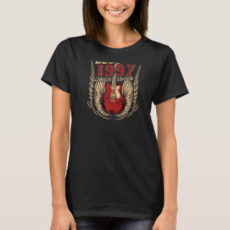 25 Years Old Birthday Guitar Best Of 1997 T-Shirt