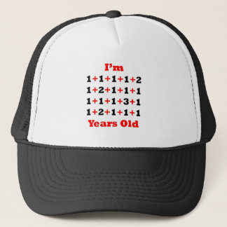 25 Years old! Blk Red Trucker Hat