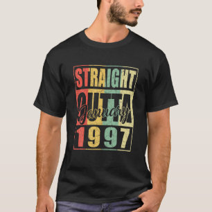 25 Years Old Retro Birthday Gift Straight Outta Ja T-Shirt
