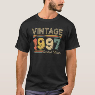 25 Years Old Vintage 1997 25th Birthday T-Shirt