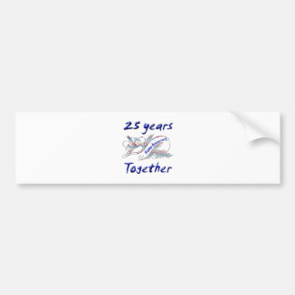 25 Years Together Bumper Sticker