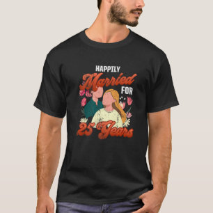 25th 25 year Wedding Anniversary Gifts Inspire Hus T-Shirt