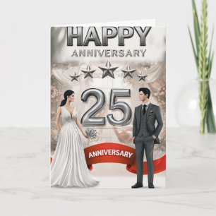 25th Anniversary Card