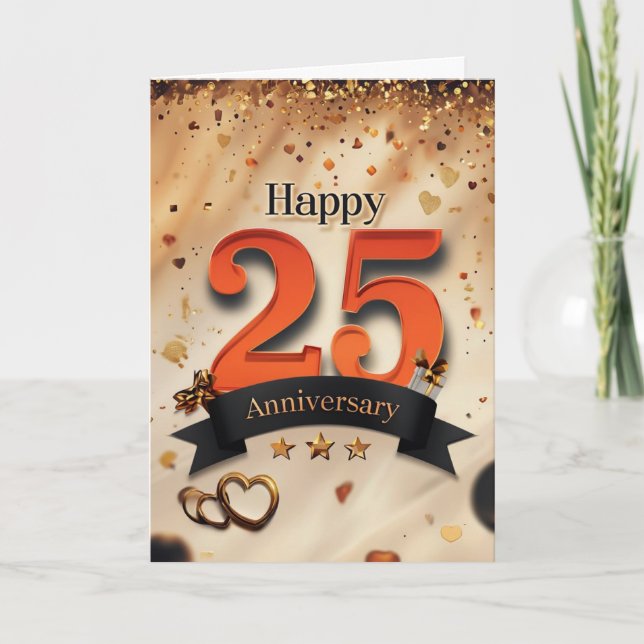 25th Anniversary Card (Front)