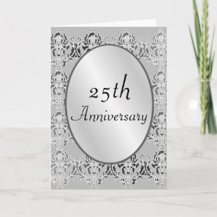 25th Anniversary Card Or Invitation