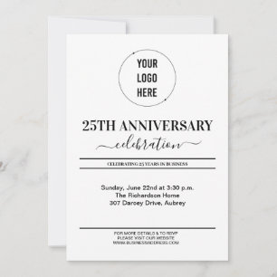 25TH ANNIVERSARY CELEBRATION INVITATION