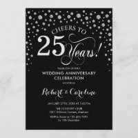 25th Anniversary Celebration - Silver Black