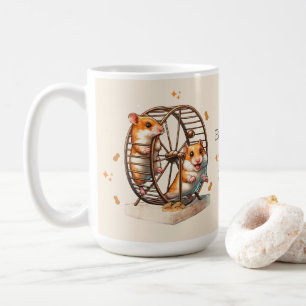 25th anniversary  hamsters Driving each other nuts Coffee Mug