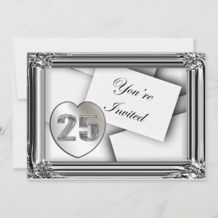 25th Anniversary Invitations