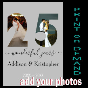 25th Anniversary Love Forever Photo Template