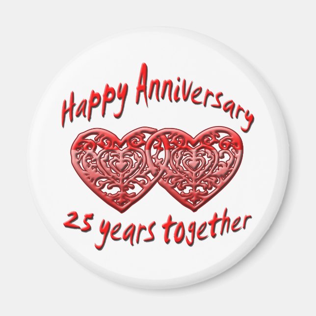 25th. Anniversary Magnet (Front)