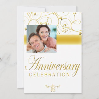 25th Anniversary Party Invitation With Photo