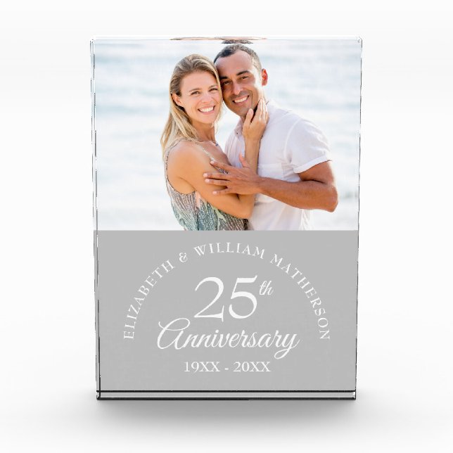 25th Anniversary Photo Block (Front)