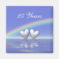 25th Anniversary Silver Hearts
